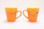 Khurja Souvenir Mug (Set of 2) Orange
