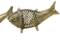Dhokra Art Brass Fish  2" (Set of 2)