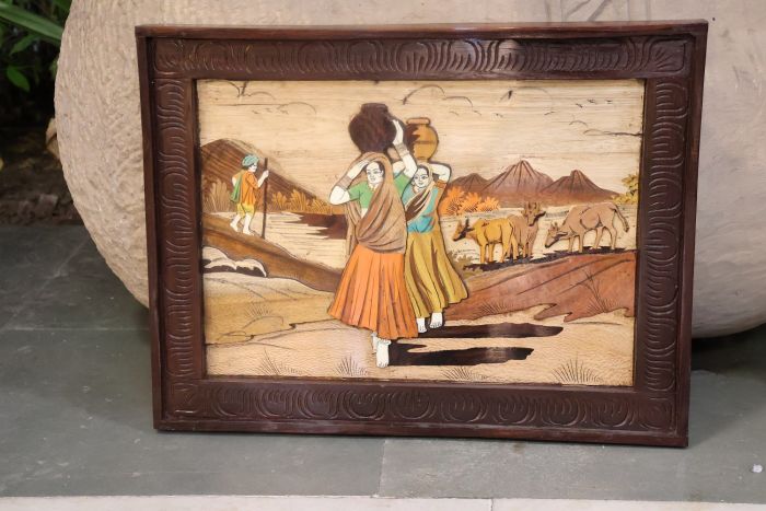 Wall Hanging Mysore Inlay Village