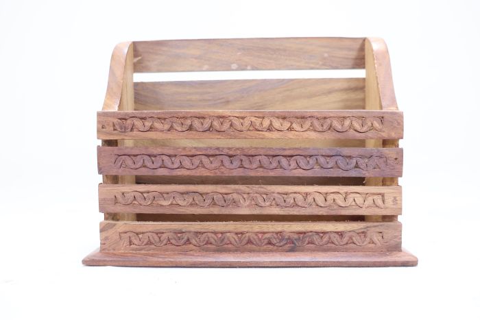 SARAS Aajeevika, Handcrafted | Wooden Letter Rack | SHG Product | Punjab | Natural Wood | Eco-Friendly
