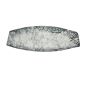 Khurja Pottery Kabab Tray Grey | Handmade | Kitchenware | Grey