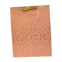 HANDMADE PAPER BAG PINK WITH GOLDEN PETALS 11"*13"