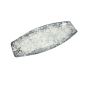 Khurja Pottery Kabab Tray Grey | Handmade | Kitchenware | Grey