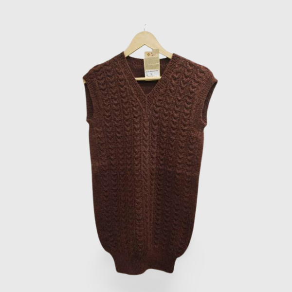Men's Woolen Half Sweater (Brown Color) Men's Half Sweater