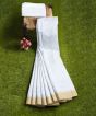 Chanderi Palla Jal (Off White)
